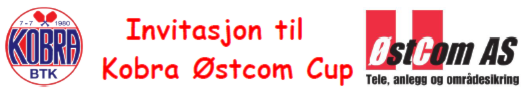 Invitasjon til Kobra Østcom Cup 2019